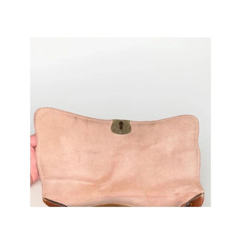 Patricia Nash Vienna Satchel Tan Distressed Vintage Leather Large NWT